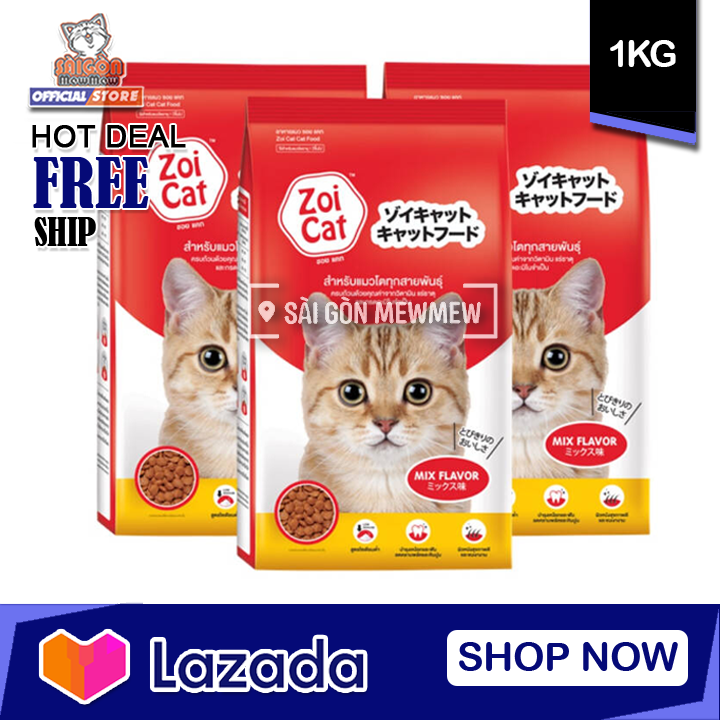 Hạt cho mèo zoi cat túi 1kg
