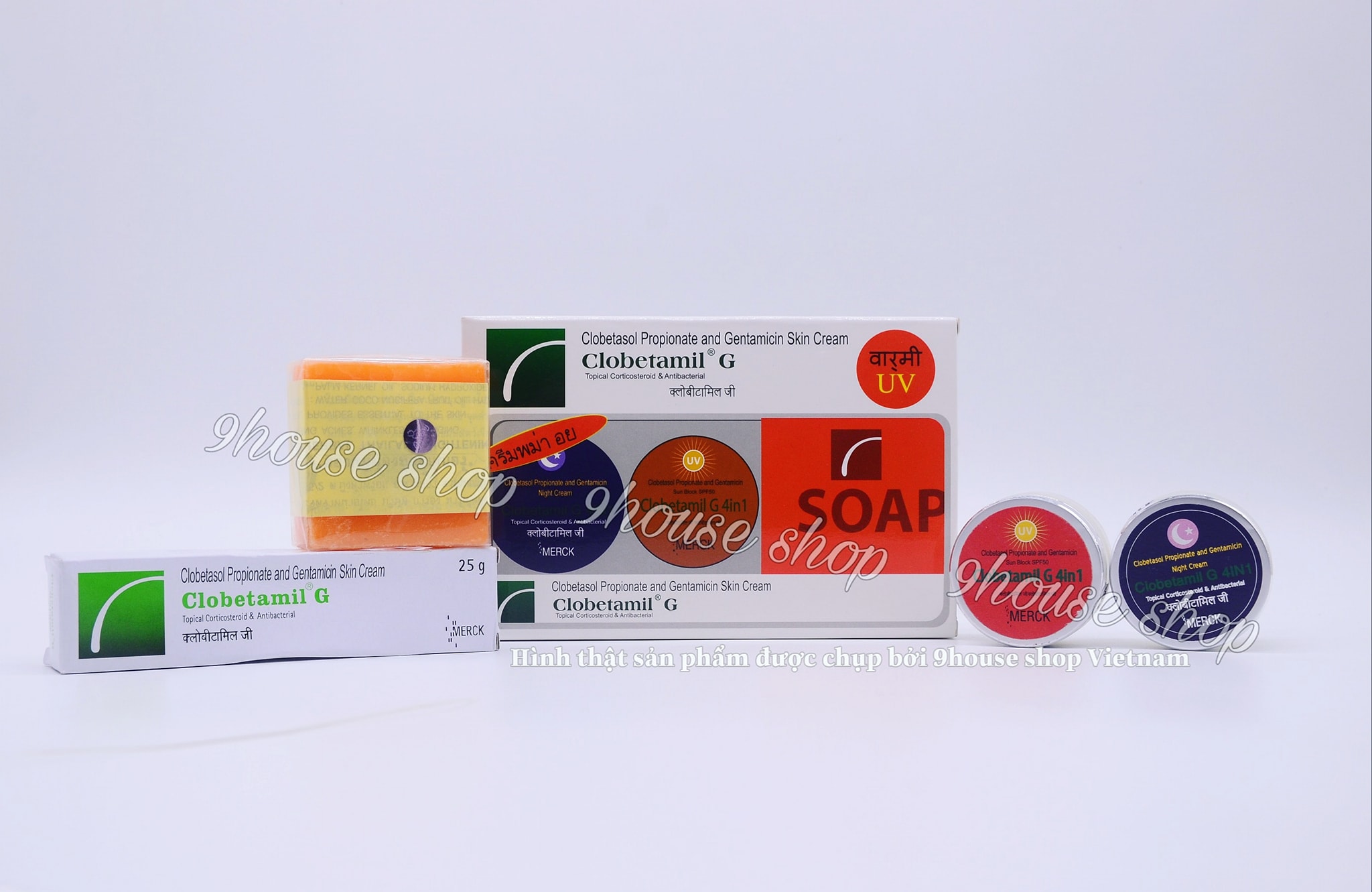 Set Nám Cao Cấp CLOBETAMIL G 4 Món (Set Hộp Giấy)