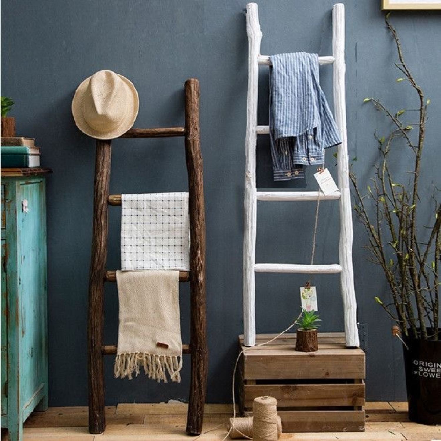 Sale bùng nổ ,thang gỗ trang trí decor