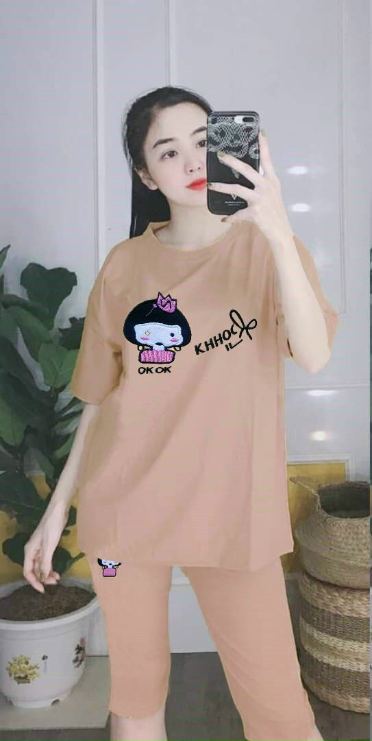 Đồ bộ lửng nữ siêu xinh chất vải cotton siêu mát
