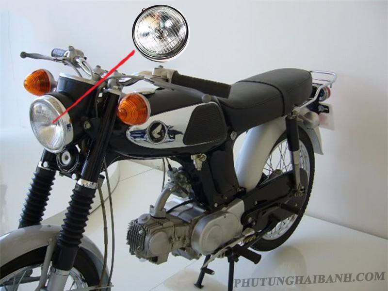 đèn pha xe 67 kèm gáo đèn cực ngầu - 05792