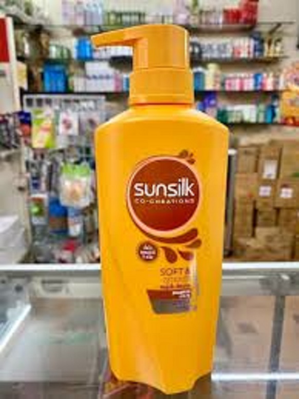 Dầu gội Sunsilk 450ml Thái Lan siêu thơm mềm mượt màu vàng