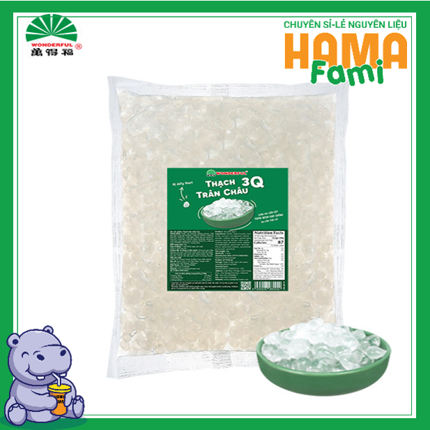 Thạch 3Q Wonderful Trắng gói 2kg
