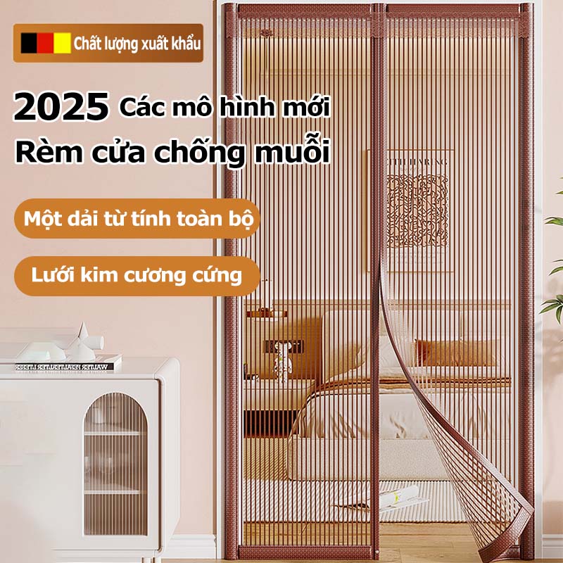 Rèm Cửa Lưới Chống Muỗi, Côn Trùng cửa chính Nam Châm Tự Dính không khoan đục - Rèm lưới chống muỗi tự động