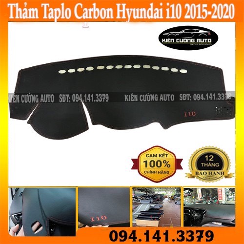 Thảm taplo carbon hyundai i10 2015-2020