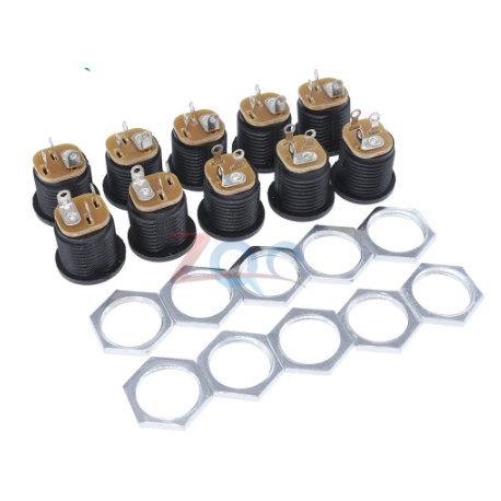 Jack dc 5.5x2.1mm có ốc vặn