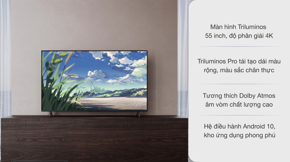 Tivi sony 4k 55 inch kd-55x85j