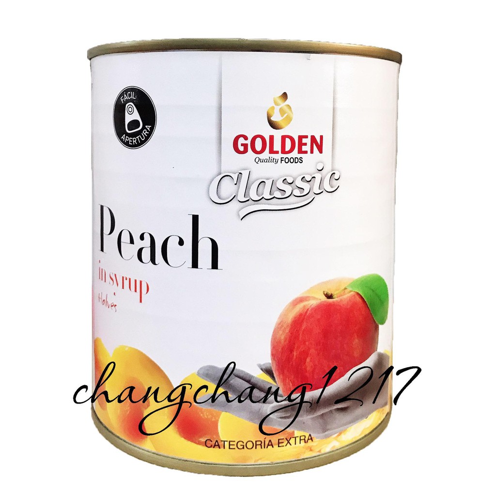Đào ngâm golden lon 820gr