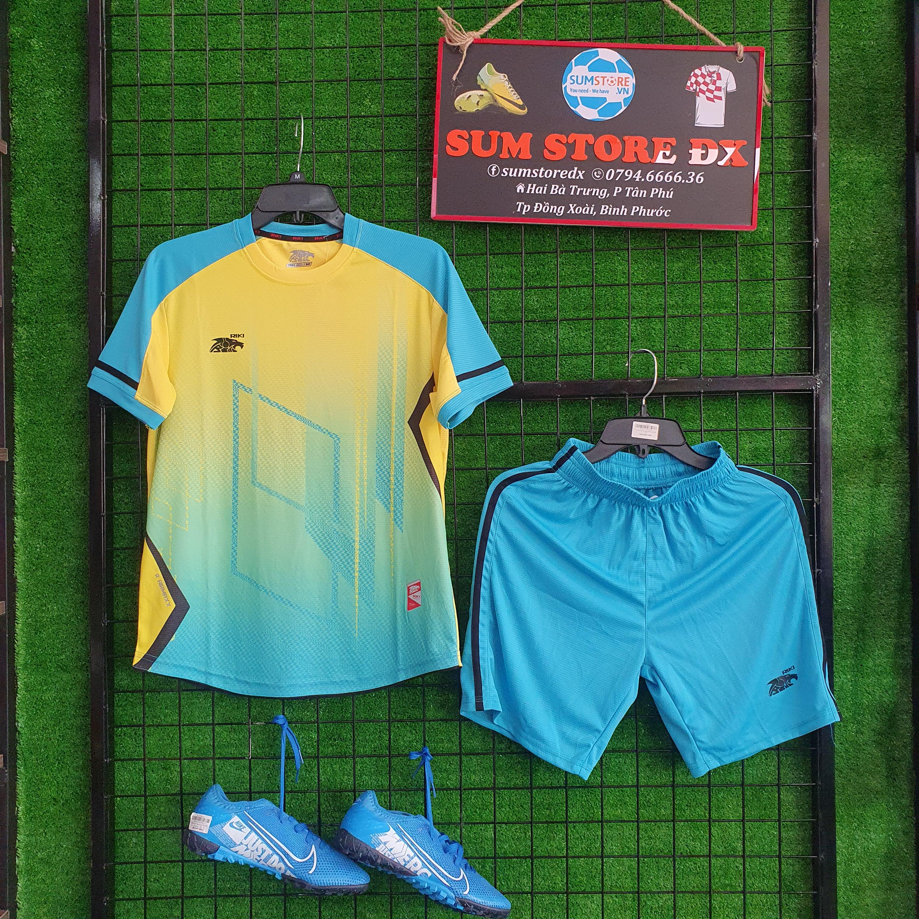 Đồ Đá Banh Không Logo Mẫu Mới, Cực Đẹp RiKi Gem Vàng  – Đồ Thể Thao Nam Nữ 2021