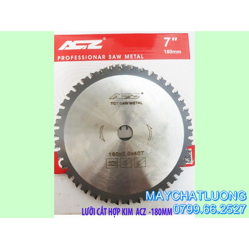 Lưỡi Cắt Sắt Hợp Kim 180Mm - Acz