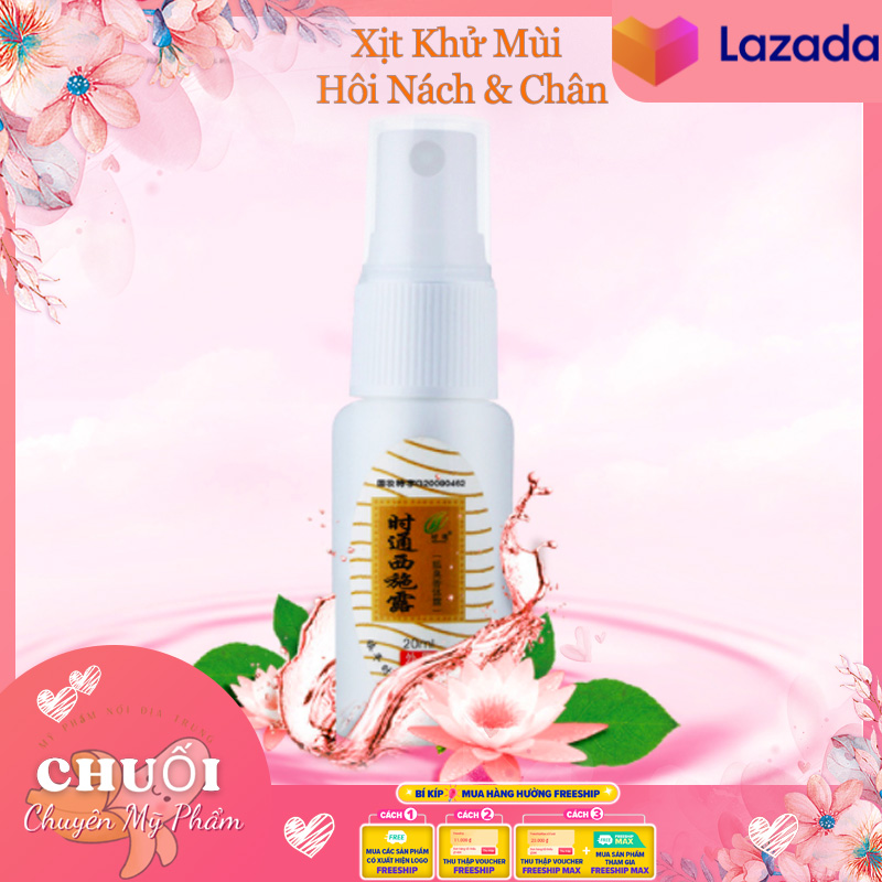 Xịt Chống Hôi Nách Hôi Chân Nội Địa Shi Tong | Xịt Shi Tong khử mùi hôi nách hôi chân nội địa trung | Xịt Hôi Nách Hôi Chân Nội Trung Cam Kết Khỏi 100%