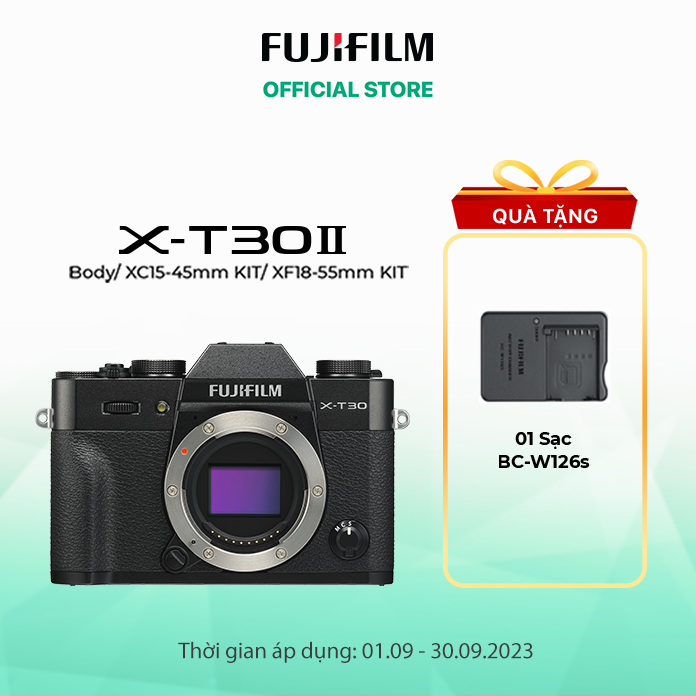 MGG đến 1.5trMáy ảnh kỹ thuật số Fujifilm XT30 II