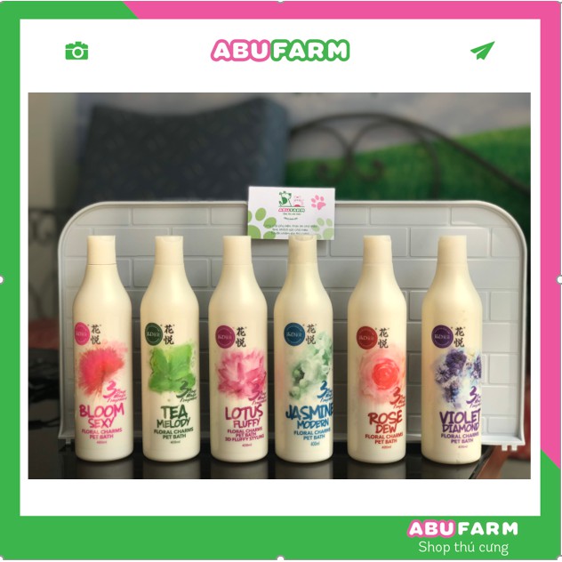 Sữa tắm nước hoa joyce & dolls cho chó mèo - 400ml