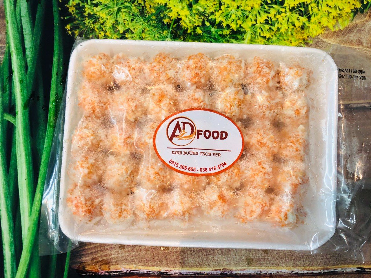 500gr VIÊN HẢI SẢN MAYONNAISE CỐM ĐỎ
