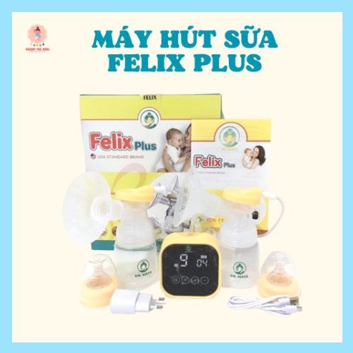 Máy hút sữa điện đôi Felix Plus Dr.Maya có pin sạc, 3 chế độ hút