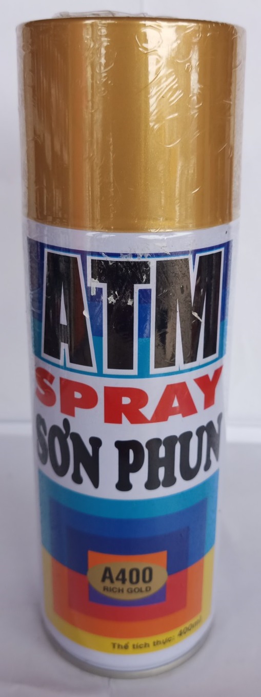 Sơn Phun ATM 400ML Nhũ Vàng (A400)