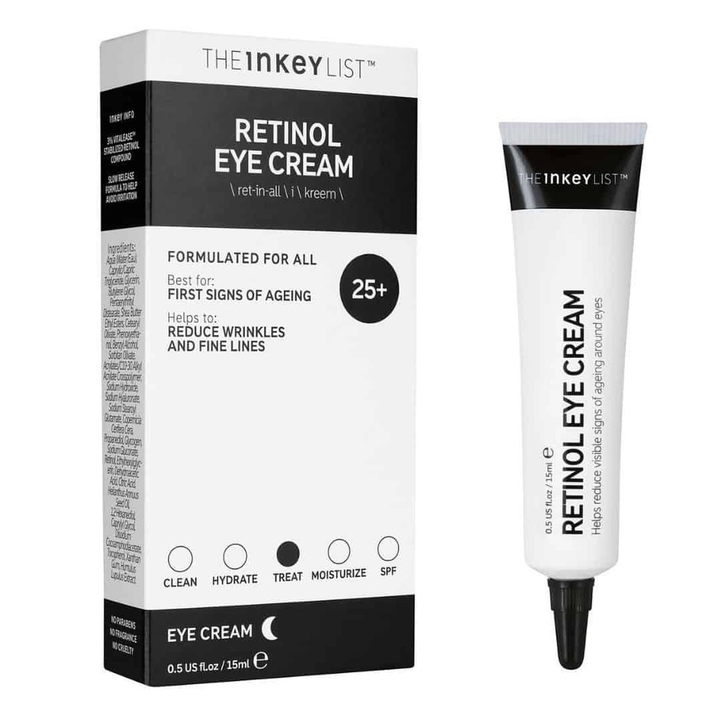 The inkey list kem măt chống lão hóa retinol eye cream 15ml