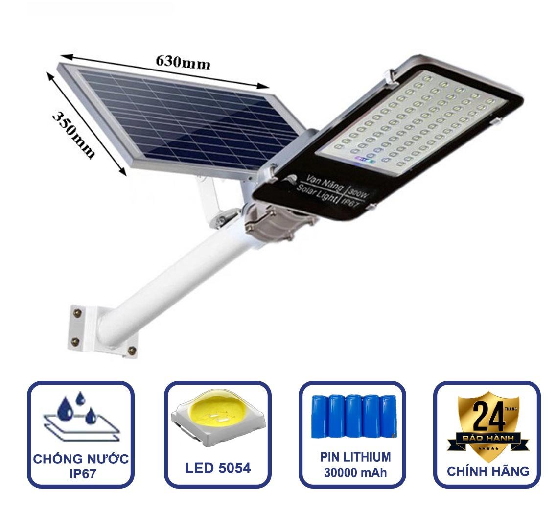 Đèn Đường Năng Lượng Mặt Trời Vạn Năng Solar Light 300W