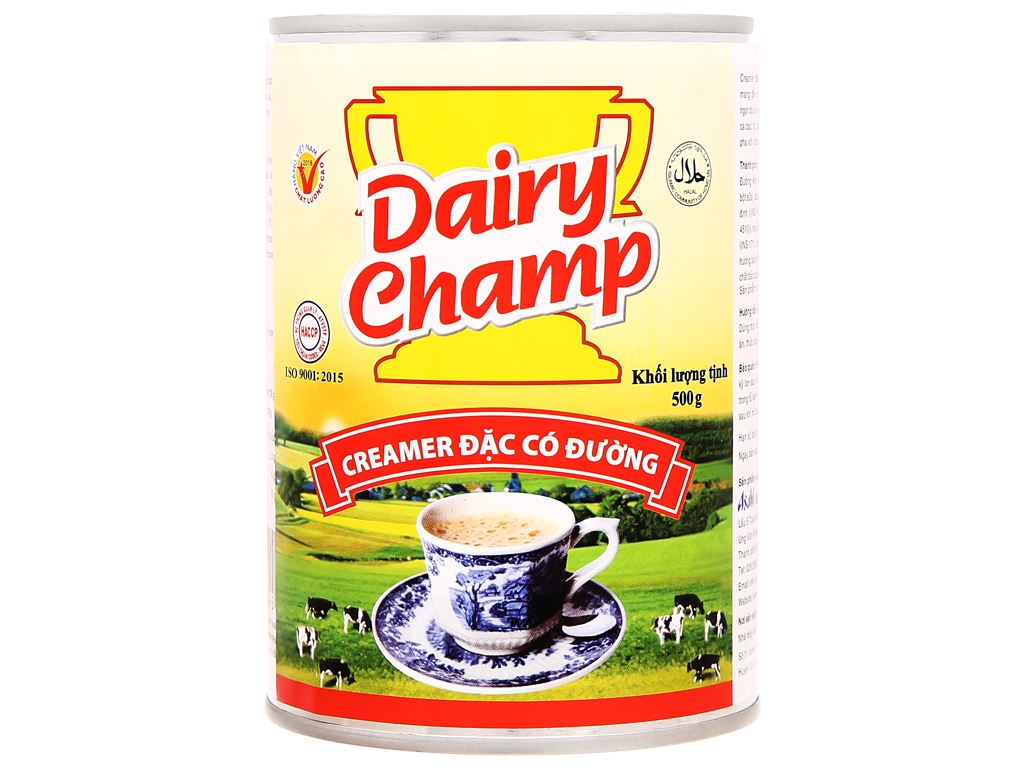 Sữa đặc có đường Dairy Champ lon 500g - Tạp hóa Bát Muội