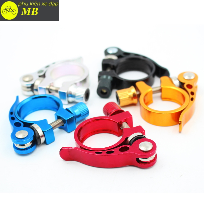 chốt cọc yên xe đạp hợp kim nhôm cao cấp nhiều màu sắc