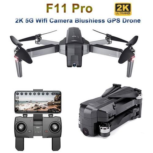 [Camera 2K] Flycam SJRC F11 PRO phiên bản hoàn hảo nâng cấp của SJRC F11 - Bay 25 Phút - 2 GPS - Khoảng cách điều khiển 1.2KM - Động cơ không chổi than