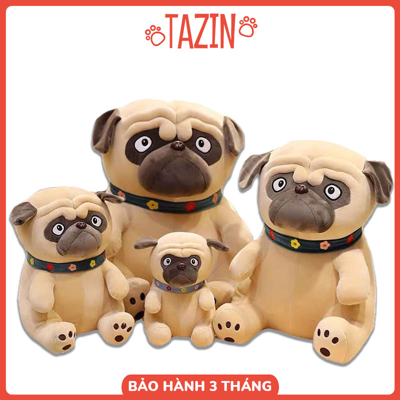 Chó bông mặt xệ mềm mịn, thiết kế kích thước 30cm. Chất liệu cao cấp, an toàn phù hợp làm thú ôm cho trẻ hoặc đồ trang trí