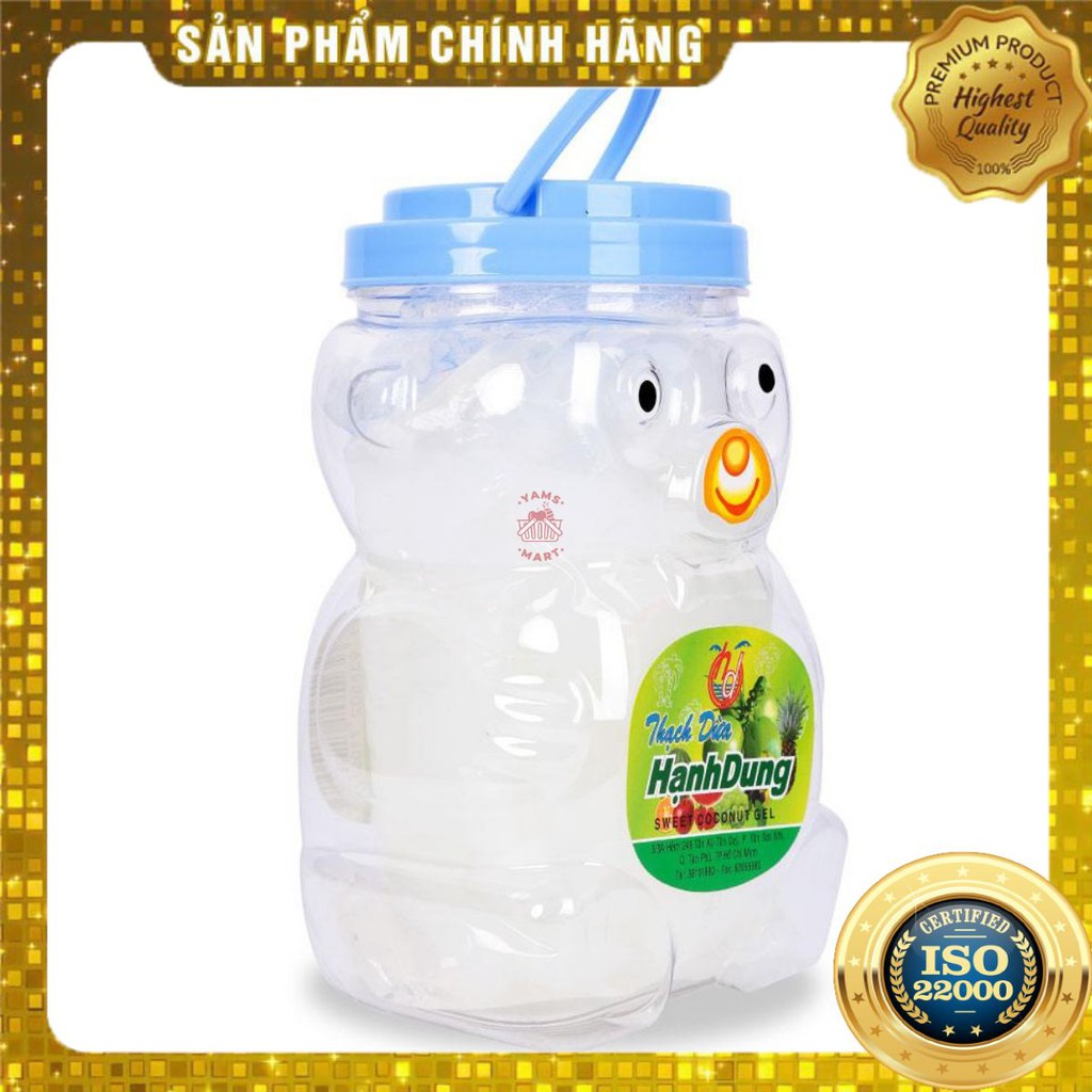 Thạch Dừa Hạnh Dung Hộp Con Gấu 800G-