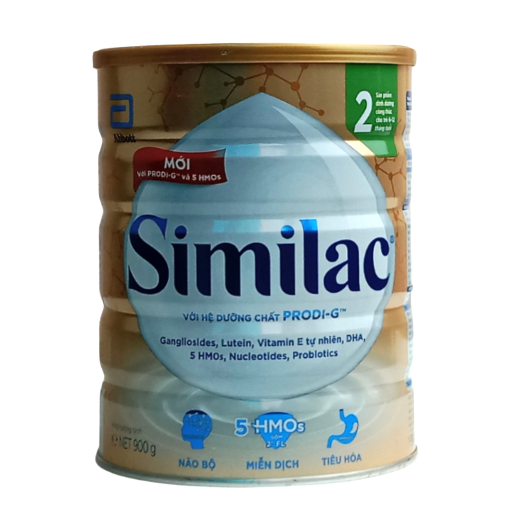 Sữa Bột Abbott Similac Với Prodi-G Và 5HMOs Số 2 - Hộp 900G