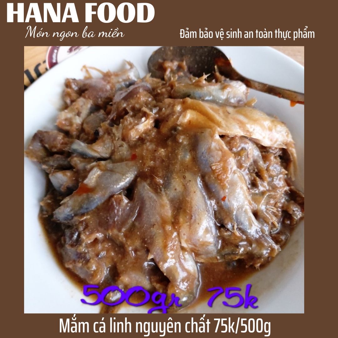 Mắm cá linh Châu Đốc nguyên chất chưa gia vị 500gr - Mắm nấu lẩu mắm - Mắm Cô Linh