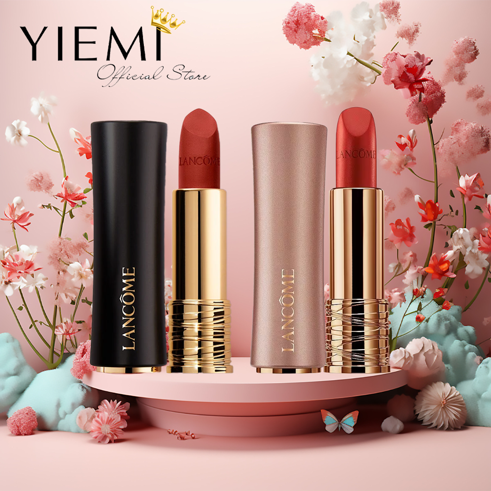 Son Lì Cao Cấp Lancome LAbsolu Rouge 2023 Vỏ vàng sang trọng và tinh tế Son chính hãng tại Yiemi Store