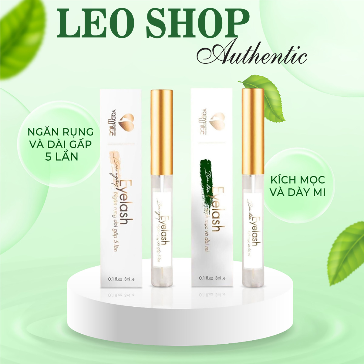 Dưỡng dài mi Phương Anh - Dưỡng mi Yody White Phương Anh - hiệu quả ngay sau 1 cặp.