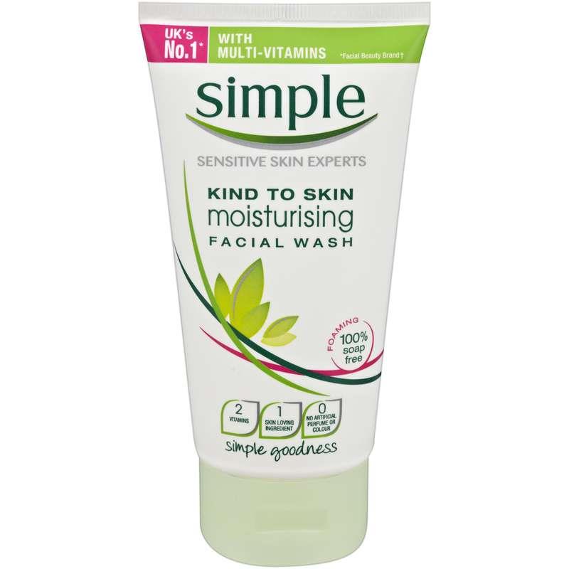 ​Sữa rửa mặt SIMPLE Kind To Skin Moisturising Facial Wash (150ml) - Cho da khô và nhạy cảm