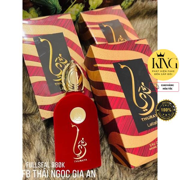 Nước Hoa Dubai Thuraya Lattafa 100ml Sâu Lắng Quyến Rũ Dịu Nhẹ Mùi trà chủ đạo quyến rũ ấm áp