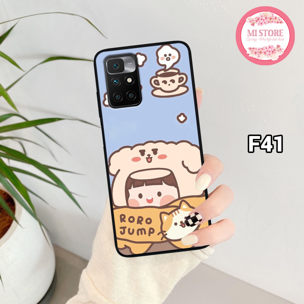 Ốp lưng điện thoại xiaomi redmi 10 - ốp lưng xiaomi in hình hoạt hình bé gái xinh xắn