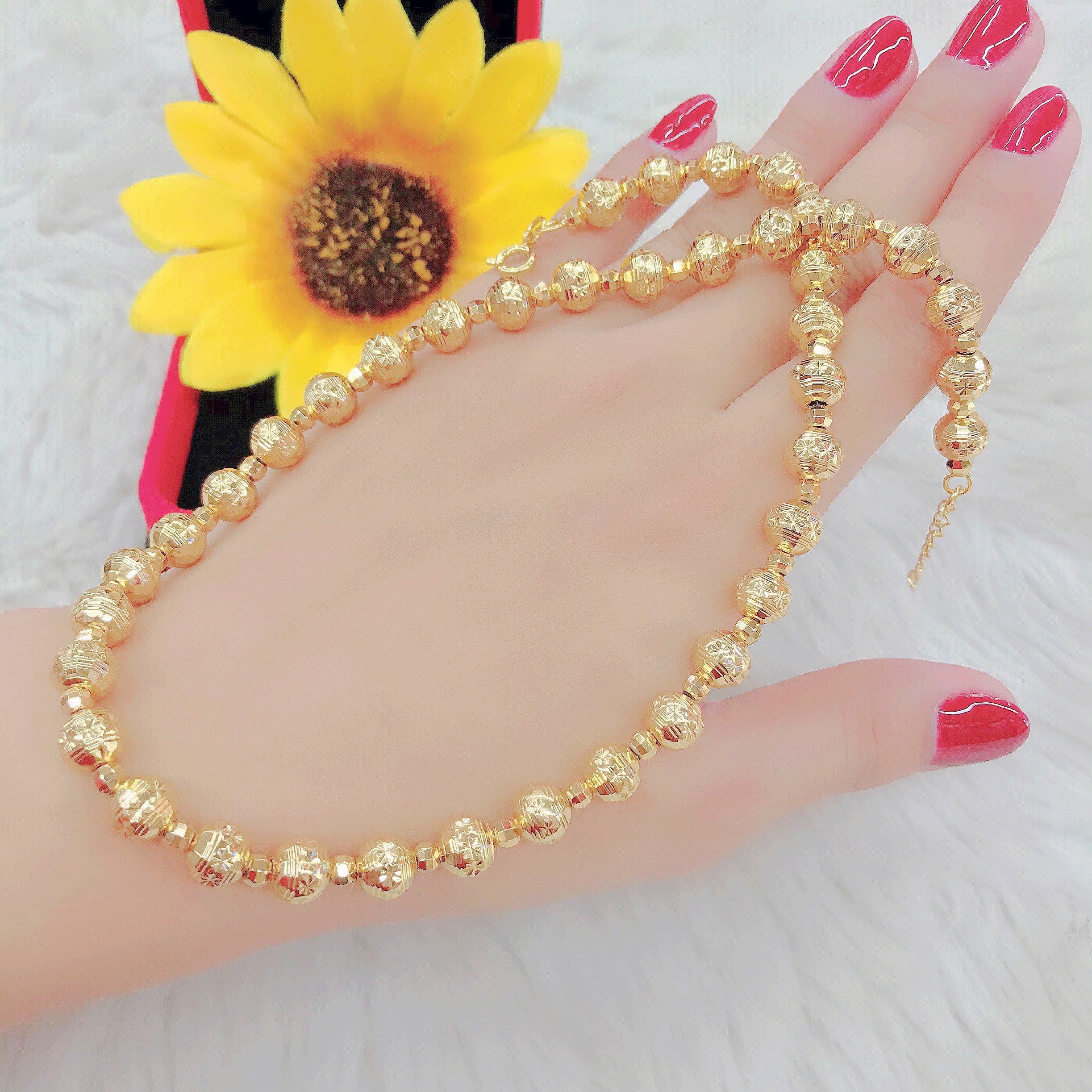 Dây Chuyền Bi Giá Rẻ - Thiết Kế Hàn Quốc - Givishop - D170567 ( Cam Kết Không Đen Không Ngứa Chất Liệu Bạc Pha Hợp Kim Cao Cấp ) - kiểu dây chuyền vàng 18k đẹp dây chuyền mạ vàng nữ vòng cổ nữ đẹp mặt dây chuyền bạc