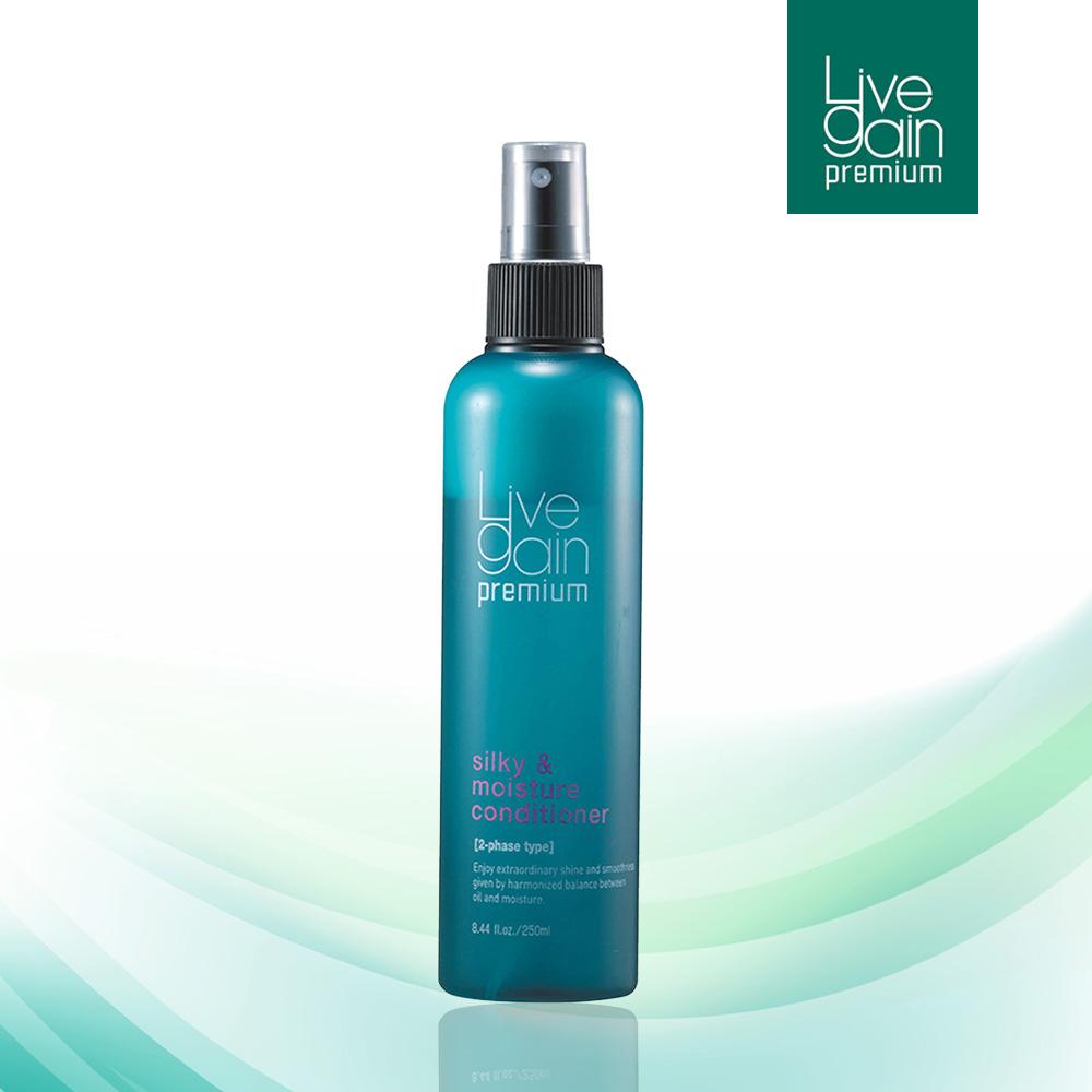 Xịt Dưỡng Tóc Livegain Premium Silky & Moisture Conditioner 250ml Hàn Quốc