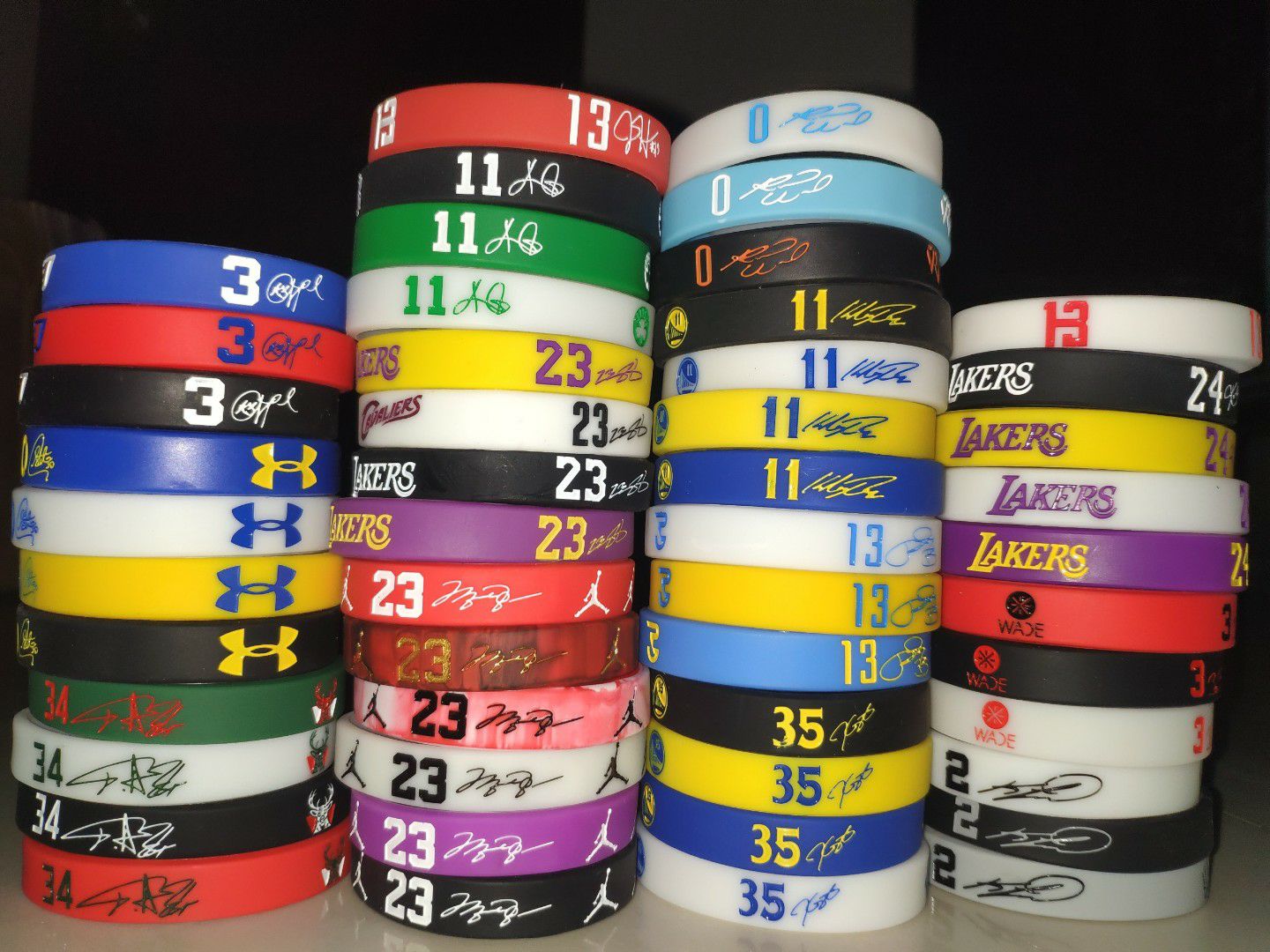 Vòng tay cao su NBA