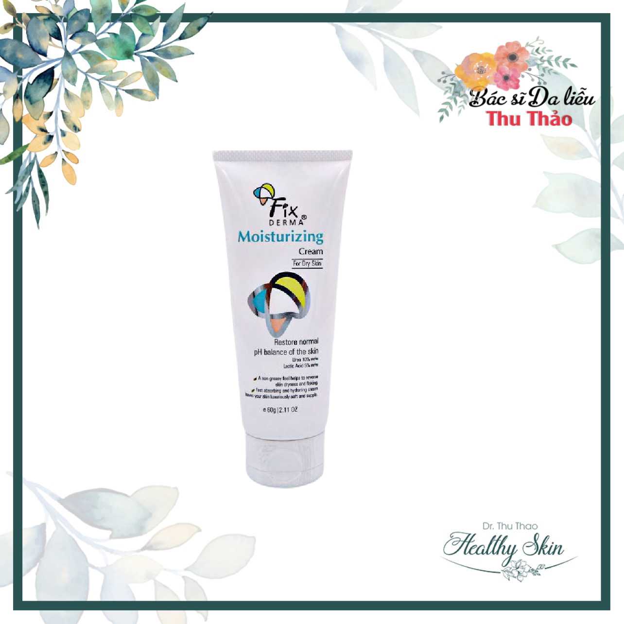 [60g] KEM DƯỠNG ẨM FIXDERMA MOISTURIZING CREAM