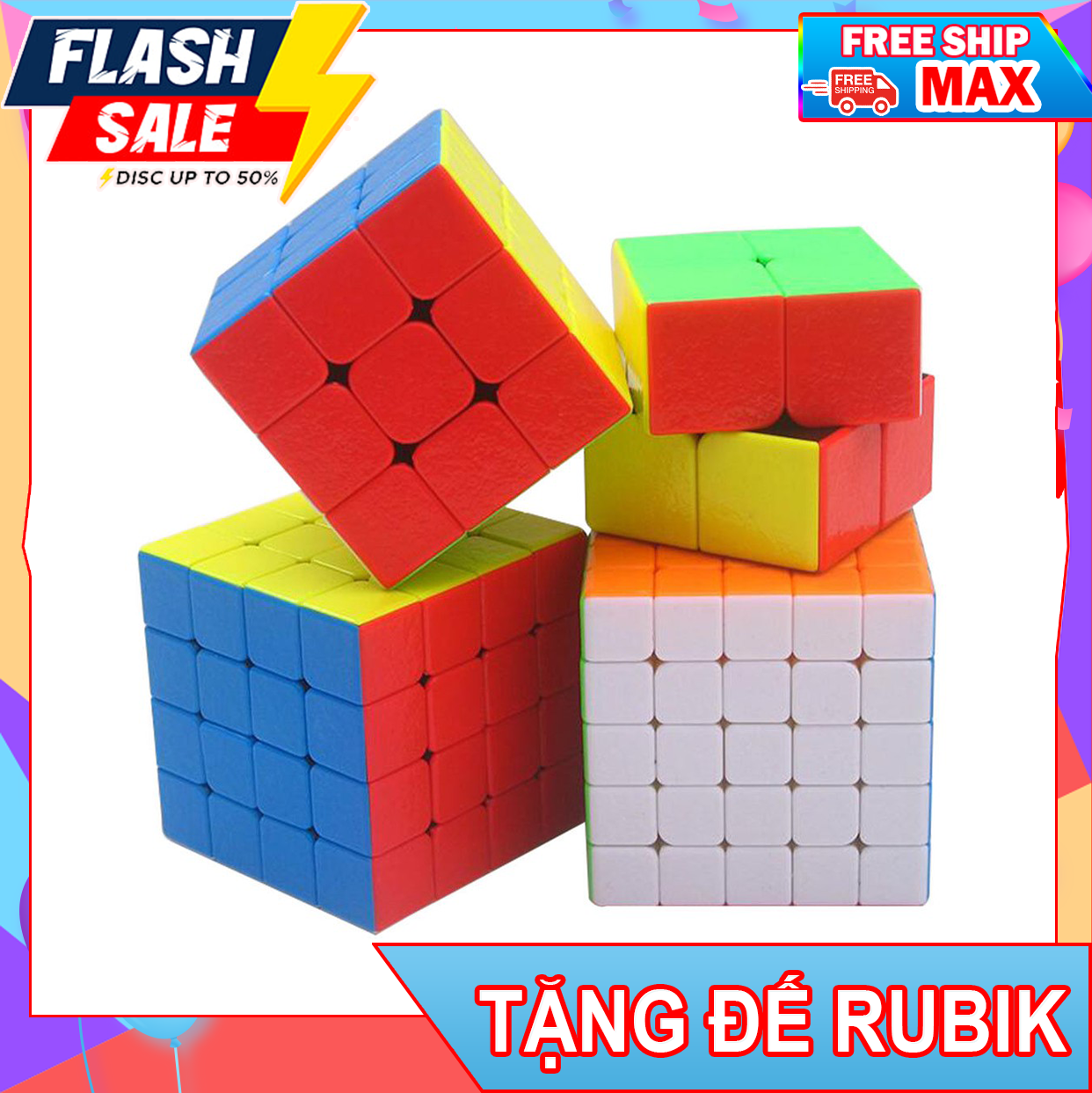 ( TẶNG ĐẾ - FREE SHIP ) Rubik 4x4x4 Rubik 4 tầng - Rubik 3x3x3 - Rubik 2x2x2 - Túi đựng rubik - rubik siêu nhạy - trò chơi rubik - rubik biến thế
