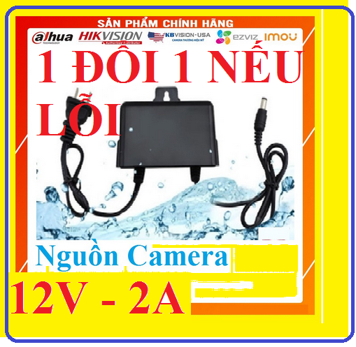 Nguồn 12v2a móc treo phụ kiện camera - đại lý nguồn móc treo camera quan sát