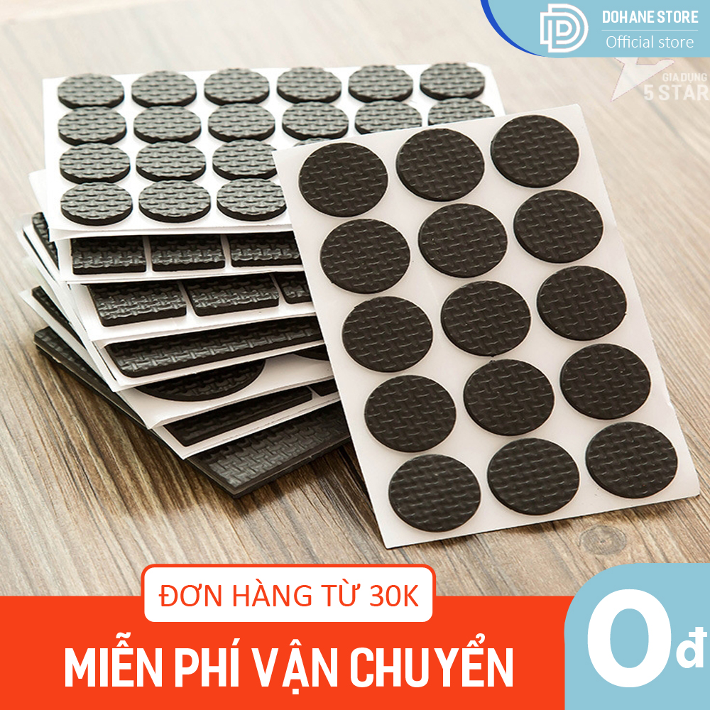 Miếng dán bàn, chân ghế, kệ tủ chống trầy xước sàn nhà có keo dính chống trượt phù hợp lót đồ vật dụng gia đình 5STAR