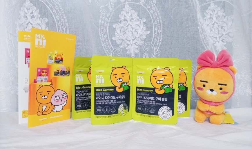 KẸO GIẢM CÂN GUMMY DIET DIET GUMMY 1 GÓI ( 12 VIÊN ) ILDONG MYNI 마이니 다이어트 구미 슬림 3g x 12개