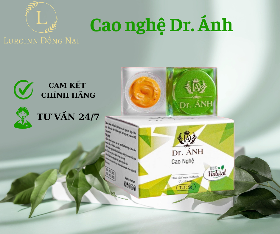  Cao nghệ Giảm Mụn Viêm Mụn Ẩn Dr. Ánh 