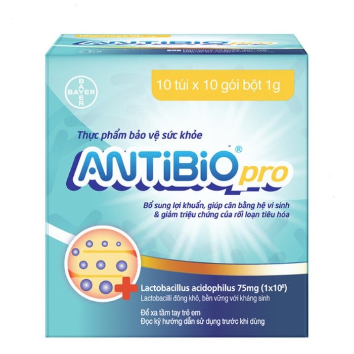 ANTIBIO PRO - BAYER - Giảm rối loạn tiêu hóa H100G