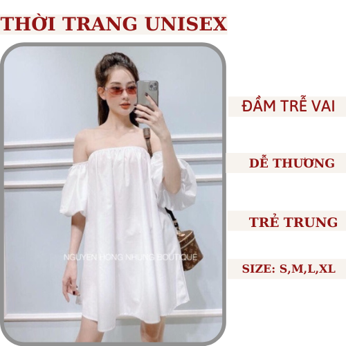 (ẢNH THẬT) ĐÂM NỮ, VÁY TRỄ VAI TAY BỒNG , DÁNG SUÔNG, VẢI  THÔ MỀM MỊN, STYE ULZZANG, GIÁ RẺ, AMME