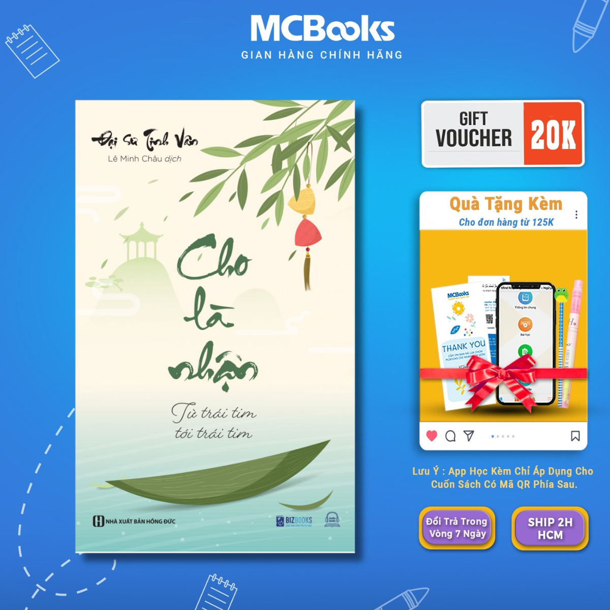 Sách - Cho là nhận - Từ trái tim tới trái tim - MCBooks