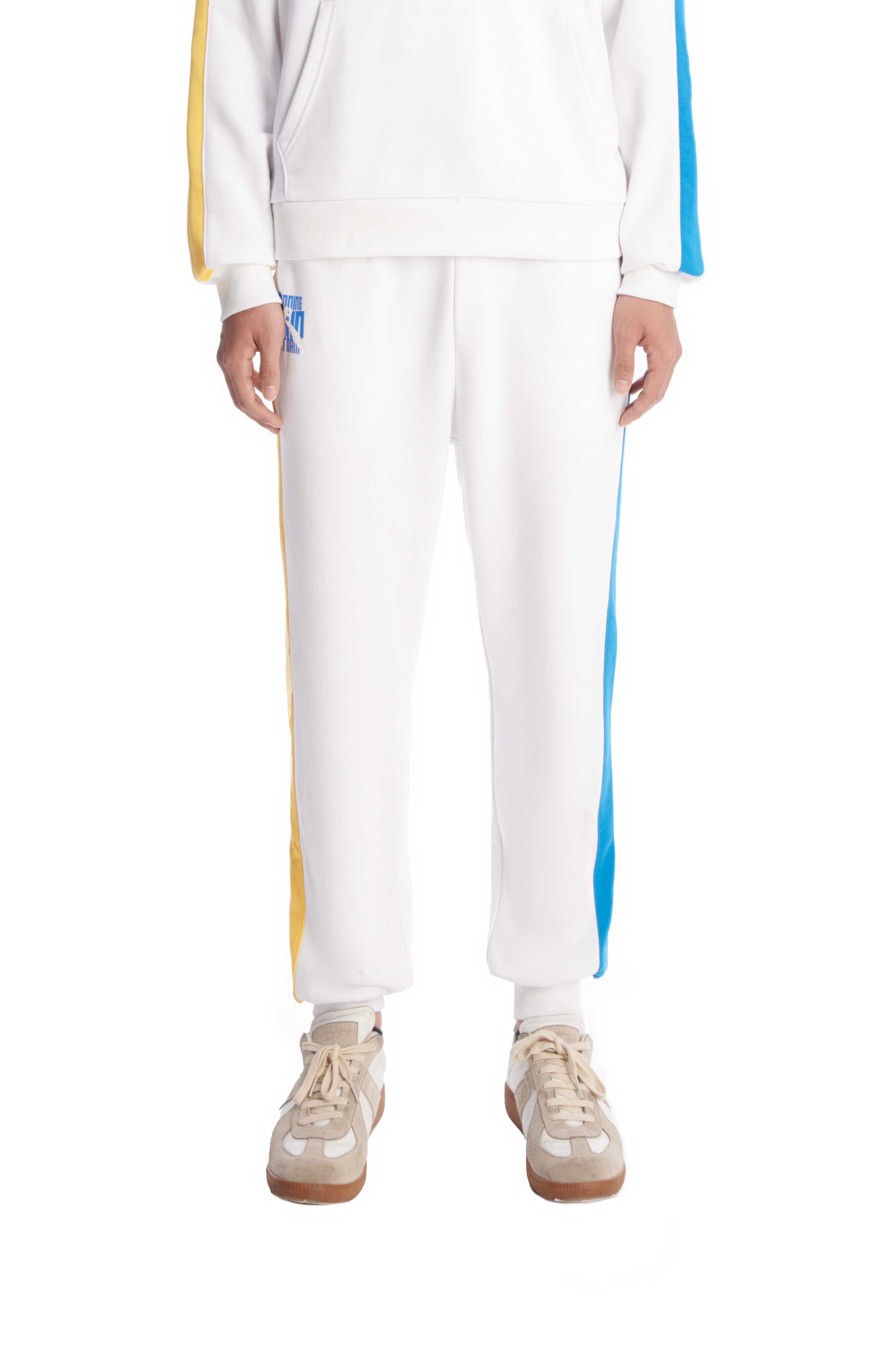 Quần joggers trắng running man vietnam unisex - rnm white joggers - vieshop