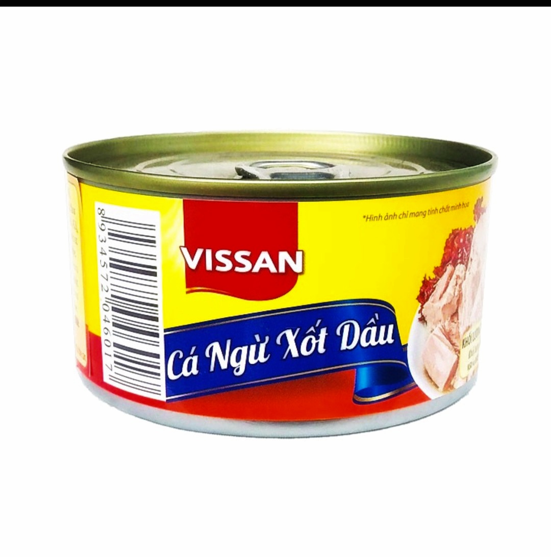 Cá ngừ sốt dầu vissan 170g