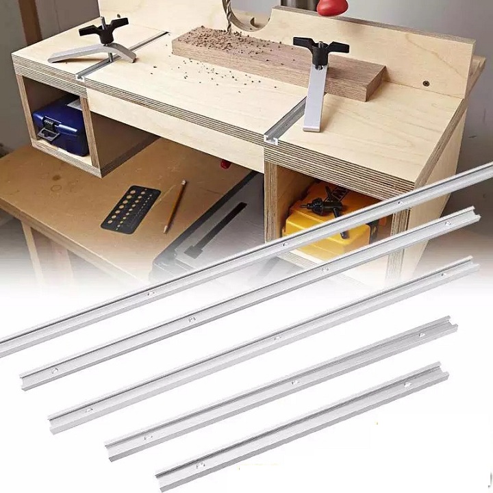 Thanh ray trượt bàn cưa 50-80-100-122cm chất liệu nhôm cao cấp