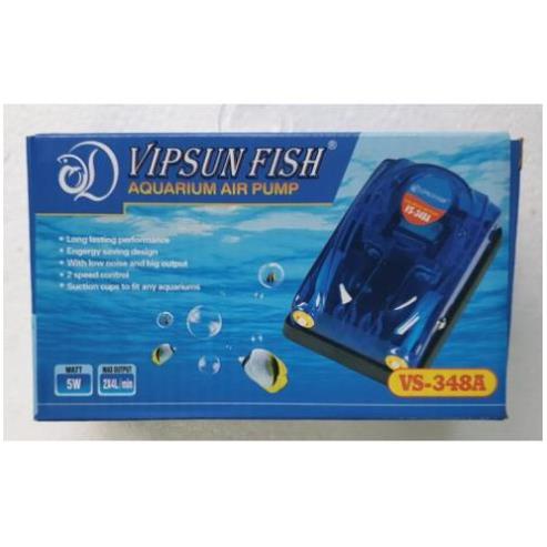 Combo máy sủi oxi 2 vòi vs-348a 2m dây 2 sủi